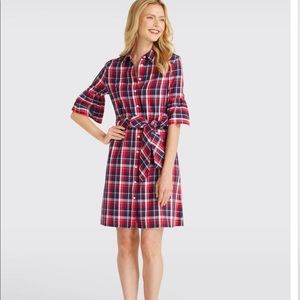 Draper James Boyfriend Plaid Shirtdress